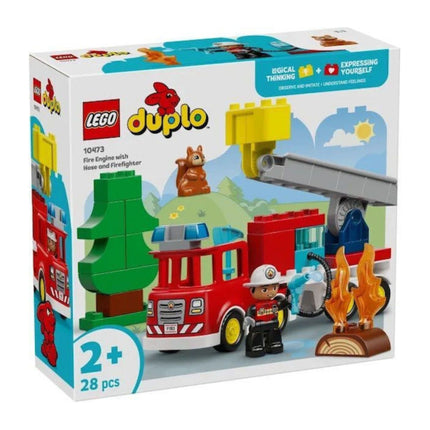 LEGO Duplo Fire Truck with Hose and Firefighter (10473) ΒΑΣΔΙΑΡΗΣ
