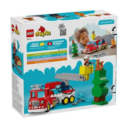 LEGO Duplo Fire Truck with Hose and Firefighter (10473) ΒΑΣΔΙΑΡΗΣ