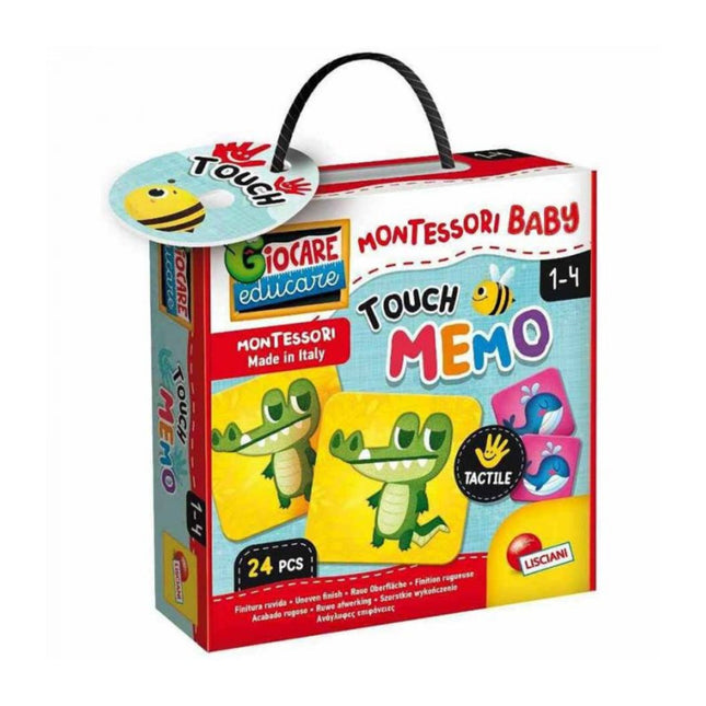 Baby touch memo 24pcs Lisciani Montessori Βασδιάρης