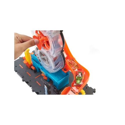 Hot Wheels Πίστα City Με Περιστρεφόμενες Ρόδες Βασδιάρης