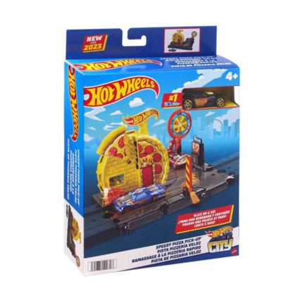 Hot Wheels Πίστα Speedy Pizza Pick Up Βασδιάρης