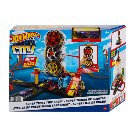 Hot Wheels Πίστα City Με Περιστρεφόμενες Ρόδες Βασδιάρης