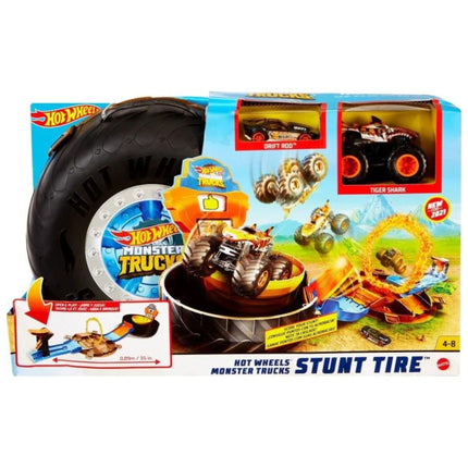 Hot Wheels Monster Trucks Stunt Tire Πίστα Σούπερ Ρόδα Mattel Βασδιάρης