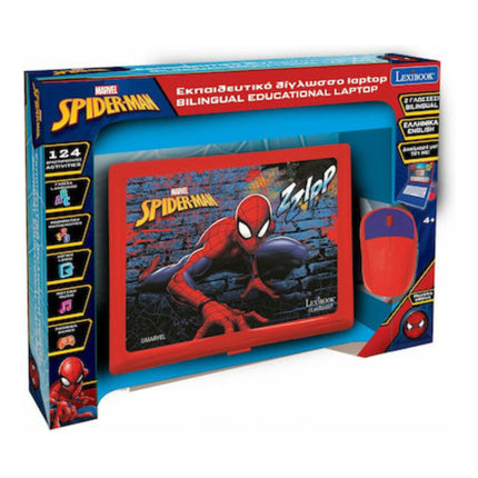 Ηλεκτρονικό Παιδικό Εκπαιδευτικό Laptop/Tablet Spiderman Lexibook Βασδιάρης