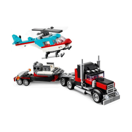 LEGO Creator 3in1 Flatbed With Helicopter (31146) Βασδιάρης