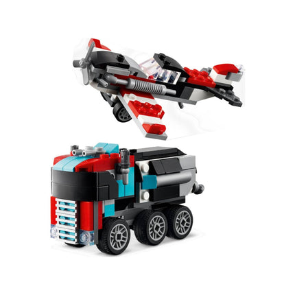 LEGO Creator 3in1 Flatbed With Helicopter (31146) Βασδιάρης