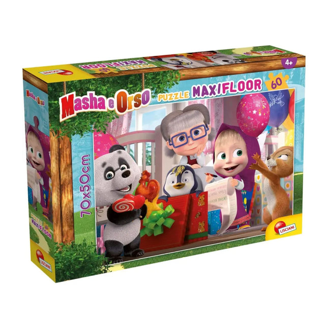 Puzzle Lisciani Masha e Orso Maxifloor 60pcs Βασδιάρης