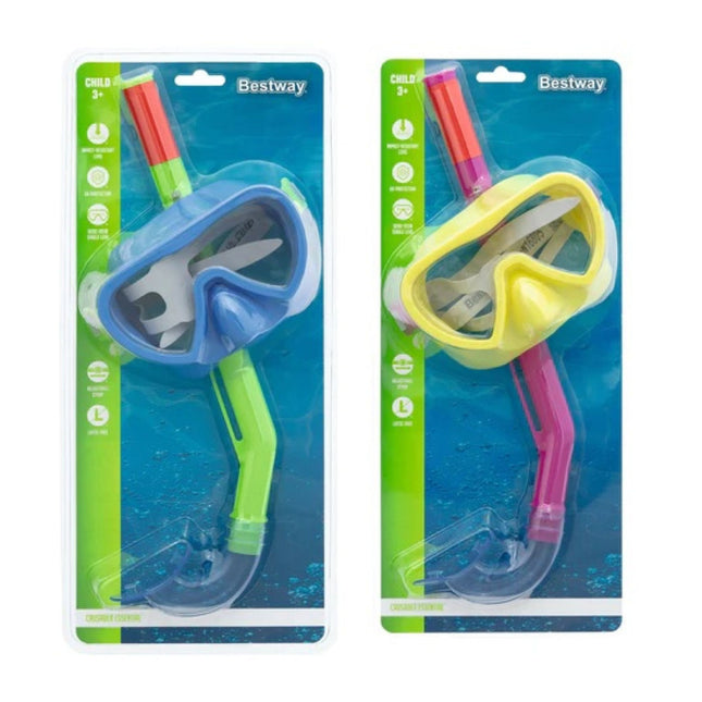 ΜΑΣΚΑ ΘΑΛΑΣΣΗΣ BESTWAY ΠΑΙΔΙΚΗ 3+ ΜΕ ΑΝΑΠΝΕΥΣΤΗΡΑ (22036) ΒΑΣΔΙΑΡΗΣ