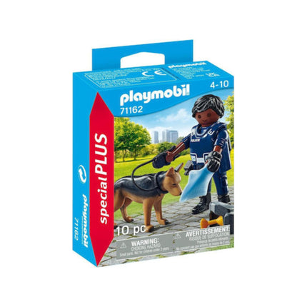 Playmobil Special Plus Αστυνομικός Με Σκύλο-Ανιχνευτή (71162) Βασδιάρης