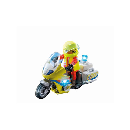 Playmobil City Life Διασώστης Με Μοτοσυκλέτα (71205) Βασδιάρης