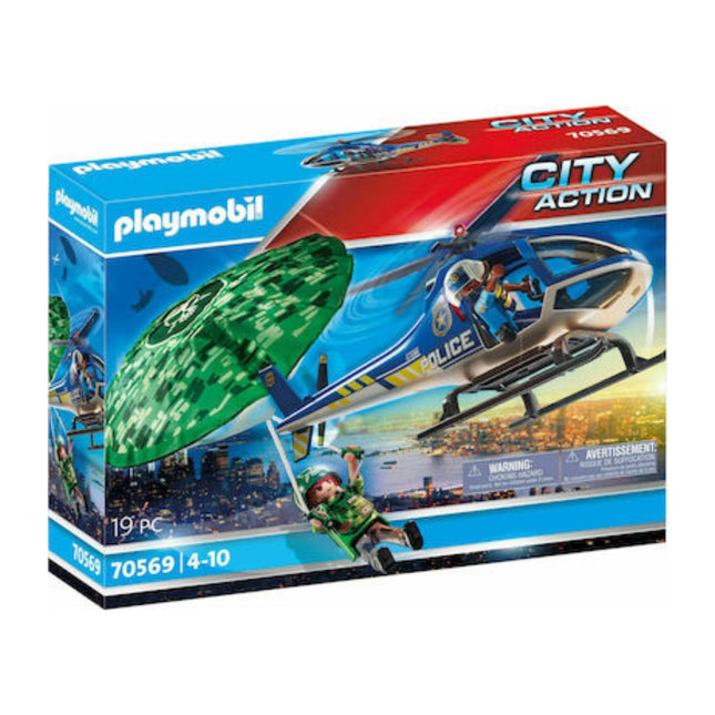 Playmobil City Action Εναέρια Αστυνομική Καταδίωξη (70569) Βασδιάρης