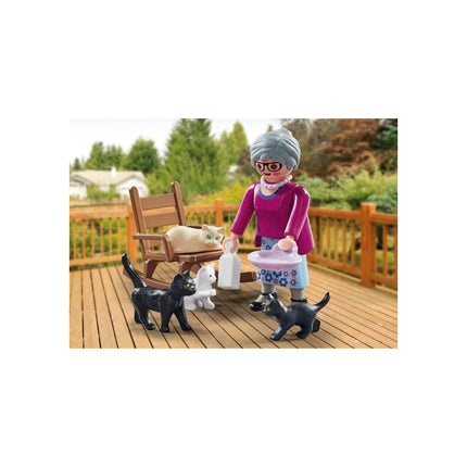 Playmobil Special Plus Γιαγιά Με Γατάκια (71172) Βασδιάρης