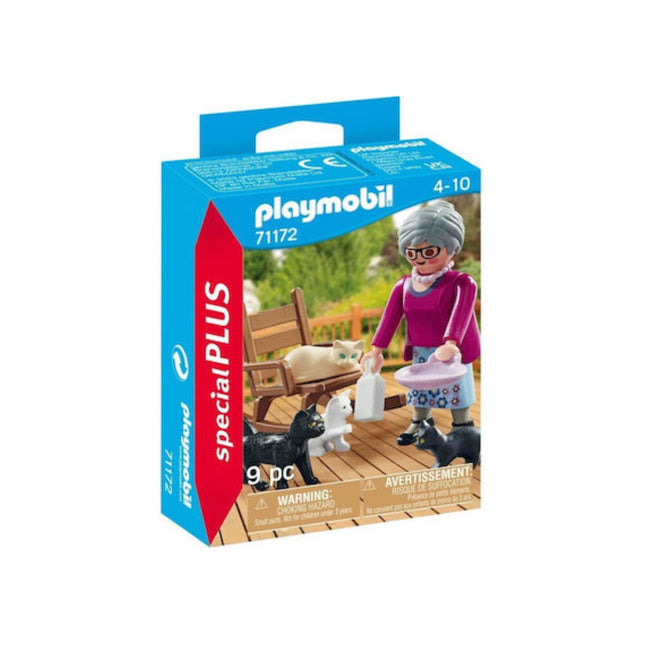 Playmobil Special Plus Γιαγιά Με Γατάκια (71172) Βασδιάρης