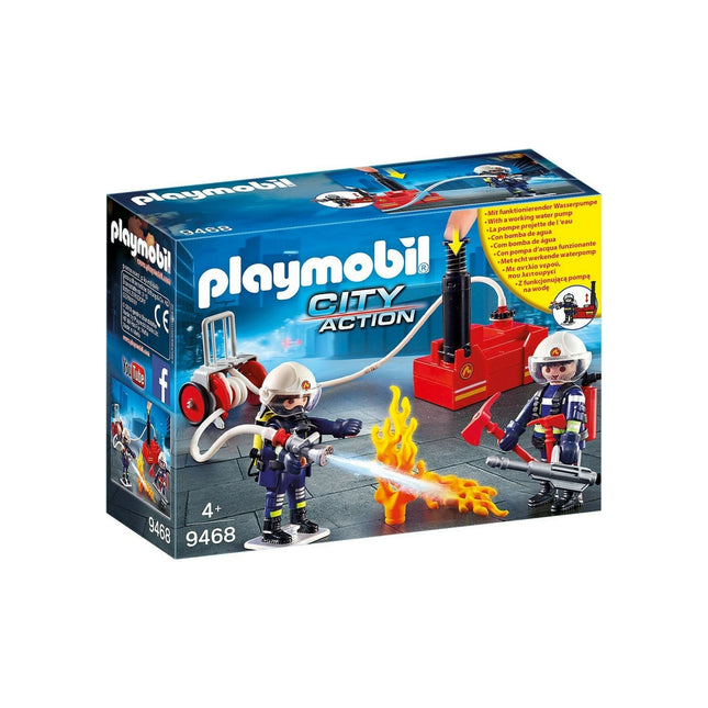 Playmobil City Action Πυροσβέστες με Αντλία Νερού (9468) Βασδιάρης