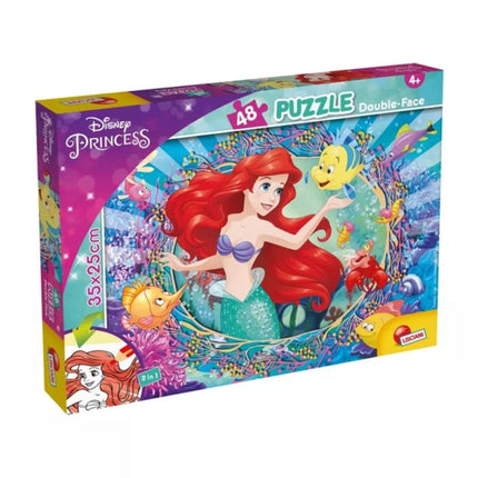 Puzzle Lisciani Double-Face Princess 48 pcs Βασδιάρης