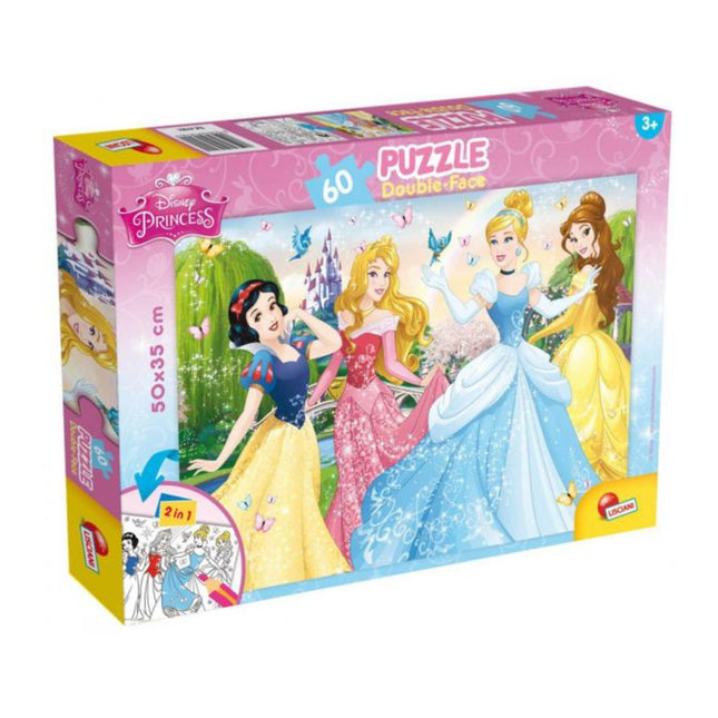 Puzzle Lisciani Double-Face Princess 60 pcs Βασδιάρης