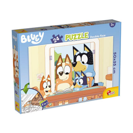 Puzzle Lisciani Double-Face Bluey 24pcs Βασδιάρης