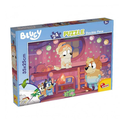 Puzzle Lisciani Double-Face Bluey 24pcs Βασδιάρης