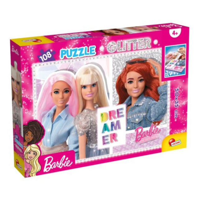 Puzzle Lisciani Barbie Glitter 108 pcs Βασδιάρης