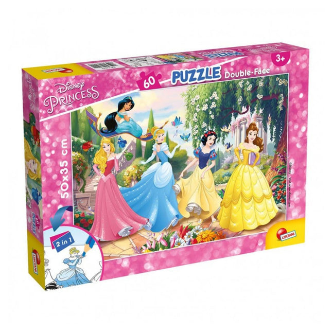 Puzzle Lisciani Double-Face Princess 60 pcs Βασδιάρης