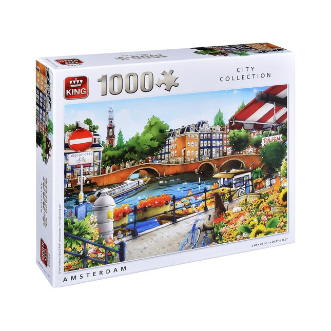 Παζλ με εικόνα του Άμστερνταμ με χίλια κομμάτια