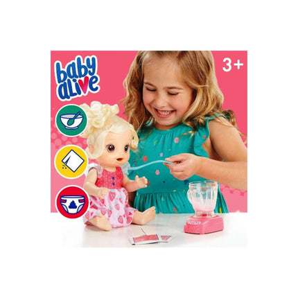 Baby Alive Μωράκι Φραουλίτσα Με Μίξερ Σετ  παιχνίδια Βασδιάρης