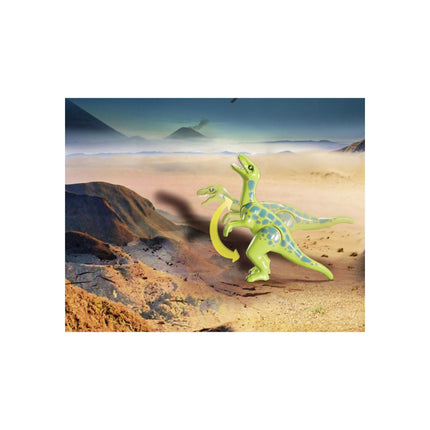 Playmobil εξερευνητής και δεινόσαυροι σε βαλιτσάκι για παιδιά