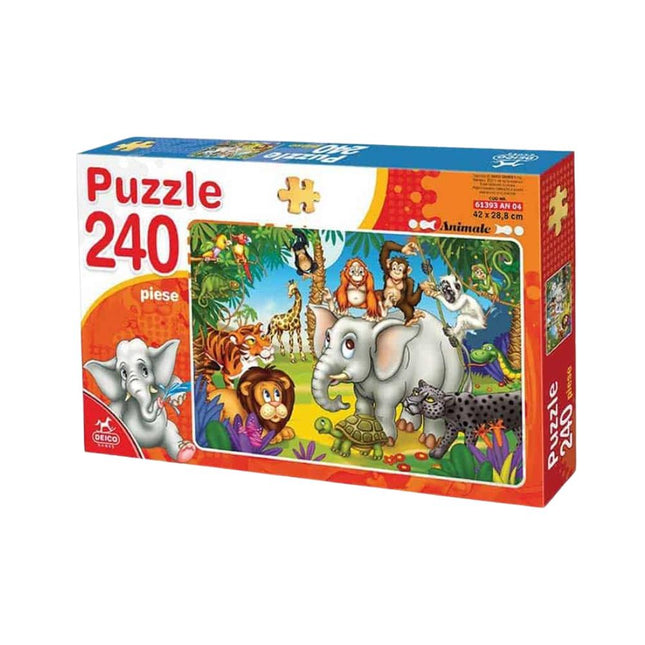 Σουπερ παζλ με ελέφαντα και άλλα ζωάκια