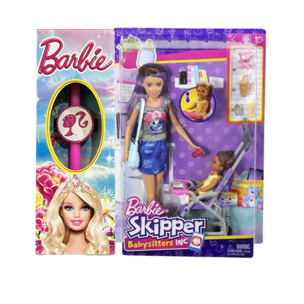 Λαμπάδα Barbie Skipper Babysitter-Walking with Baby Βασδιάρης