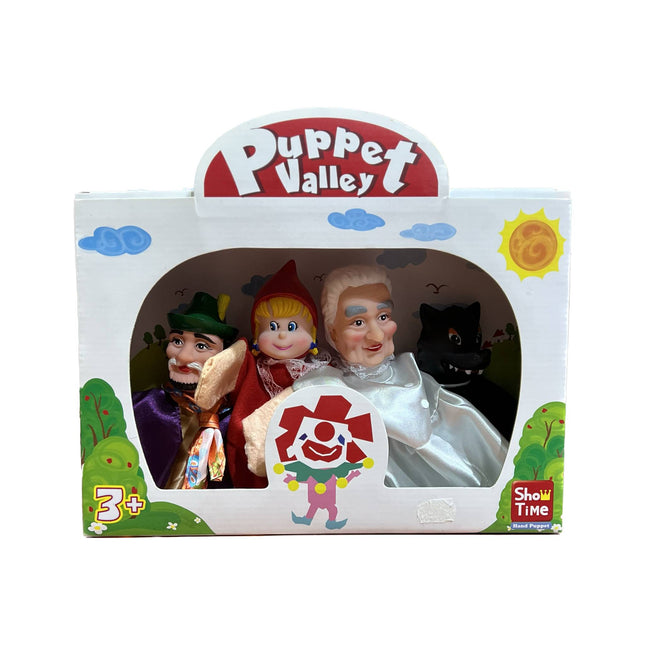 σετ γαντόκουκλες κοκκινοσκουφίτσα παιχνίδια Βασδιάρης