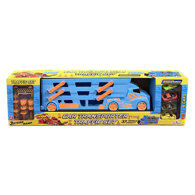 Νταλίκα Μεταφοράς Οχημάτων 45εκ. Με Αξεσουάρ παιχνίδια Βασδιάρης