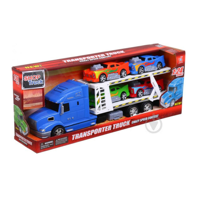 Νταλίκα Μεταφοράς Οχημάτων 50εκ. 1:24 παιχνίδια Βασδιάρης