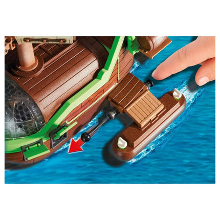 Playmobil Super4 H Ρούμπι με το πειρατικό Chameleon (9000)