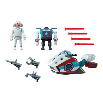 Playmobil Super 4 Ο Δόκτωρ X Και Το Skyjet Tου (9003)