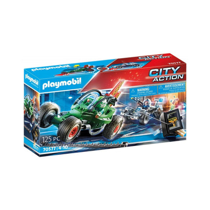Playmobil City Action Αστυνομική Καταδίωξη Go-Kart (70577)